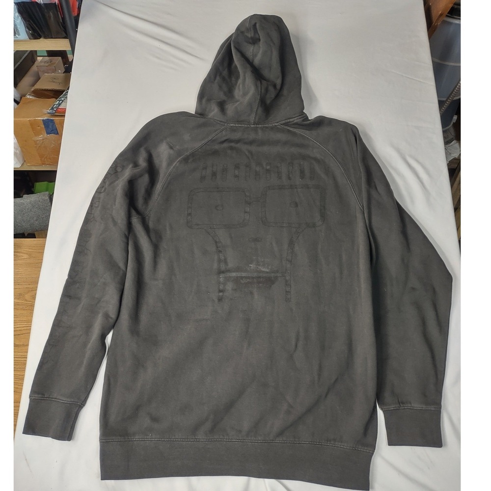 Descendents Milo Goes to College Punk Rock Illusion Hoodie Black Mens Large